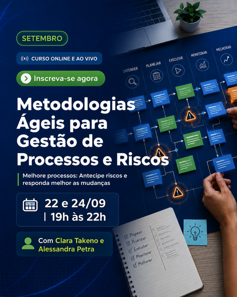 Curso de Metodologias Ágeis para Gestão de Processos e Riscos do Instituto Educque